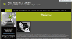 Desktop Screenshot of annarhodescounseling.com